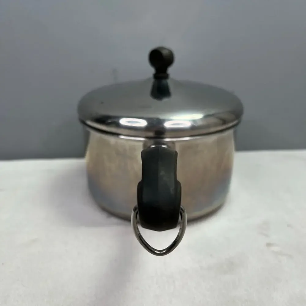 Vintage Farberware 3 Qt Saucepan Stainless Steel with Lid Long Handle Pot Pan